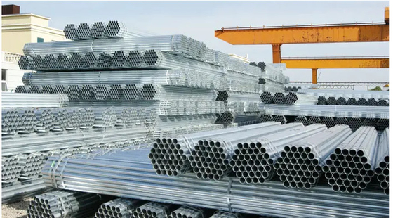 ตาราง 2 นิ้วท่อเหล็ก Bared Galvanized Anti Corrosive Treatment