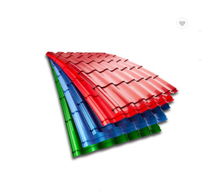 แผ่นหลังคาเหล็กเคลือบสีธรรมดาสำหรับอาคารผนัง
