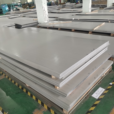 ASTM 304 310s 316 321 แผ่นสแตนเลสสีเงิน NO.1 Surface