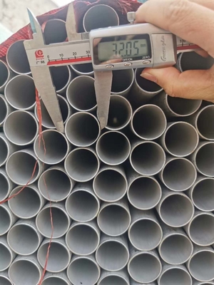 ขัดท่อเหล็กสแตนเลส 304 316L Ss Round Tube