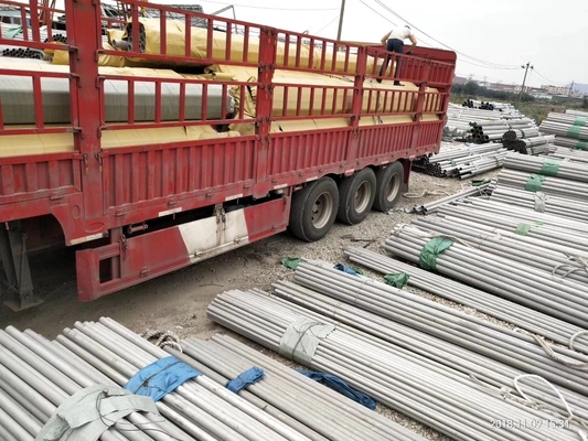 ขัดท่อเหล็กสแตนเลส 304 316L Ss Round Tube