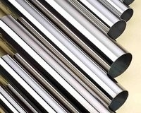 ขัดท่อเหล็กสแตนเลส 304 316L Ss Round Tube