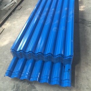 กระเบื้องหลังคาโลหะลูกฟูก PGI สีเคลือบสังกะสีสำหรับอาคาร