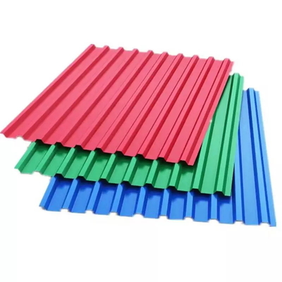 PPGI กระเบื้องหลังคาโลหะเคลือบสีความหนา 6.00 มม. วัสดุก่อสร้าง