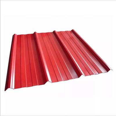 Prepainted GI / PPGI / PPGL หลังคาเหล็กลูกฟูกแผ่นหนา 3mm หนา