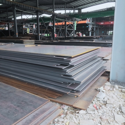 แผ่นเหล็กคาร์บอนดำรีดร้อน ASTM A36 ST37 S45C ST52
