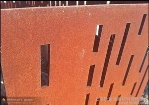 เหล็กแผ่น Corten ทนต่อการกัดกร่อนขนาดที่กำหนดเองสำหรับภูมิทัศน์