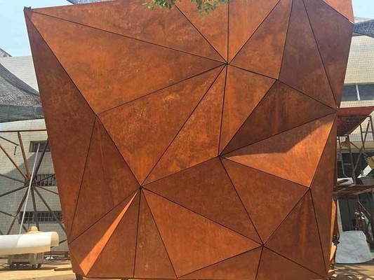 ที่กำหนดเองกลางแจ้ง Corten เหล็กหลุมไฟเหล็ก Corten เหล็กขนาดใหญ่พิเศษหลุมไฟและชามน้ำ