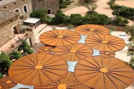 แผ่นเหล็ก Corten มาตรฐานสำหรับตกแต่งสวน Patio Firepit