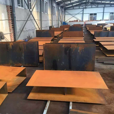 แผ่นโลหะ Corten ทน SPA-H กลางแจ้งพร้อมผิวสนิม