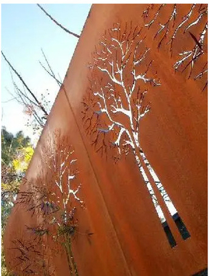 การรักษาสนิม Corten เหล็กแผ่นรีดร้อน Resisitance สภาพอากาศ