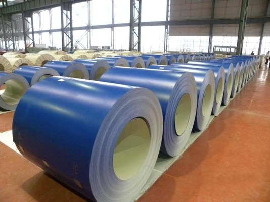 SECC DX51 ZINC เคลือบ PPGI ม้วนเหล็กเคลือบสีเคลือบเย็น / จุ่มร้อน