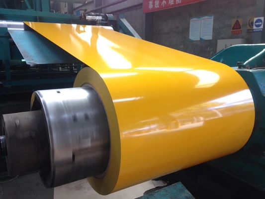 SECC DX51 ZINC เคลือบ PPGI ม้วนเหล็กเคลือบสีเคลือบเย็น / จุ่มร้อน