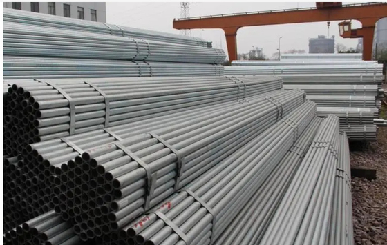 ตาราง 2 นิ้วท่อเหล็ก Bared Galvanized Anti Corrosive Treatment