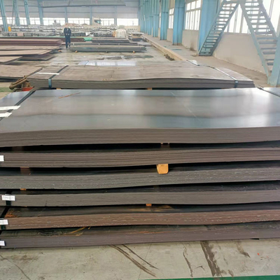 แผ่นเหล็กสวมโลหะผสมรีดร้อน ST52 S355 โครงสร้างหนา 20 มม
