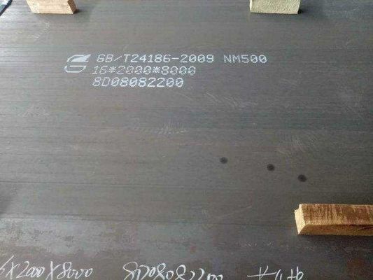 NM450 NM550 แผ่นเหล็กกันสึก อัลลอยด์ ความแข็งแรงสูง 0.3 ม